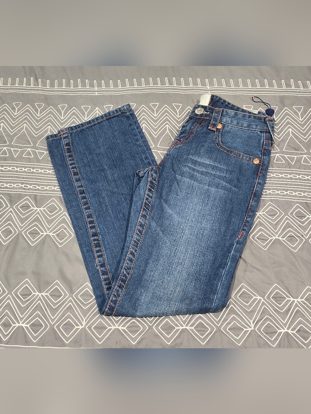 True Religion Girls Straight Leg Jeans Size Youth 12